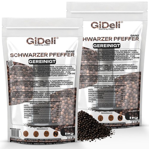 Schwarzer pfeffer 2kg ganz - schwarzer,