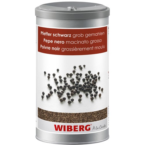 Pfeffer schwarz grob gemahlen - pfeffer, schwarz,