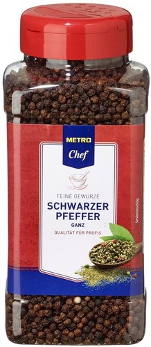 Metro chef schwarzer - chef, pfeffer