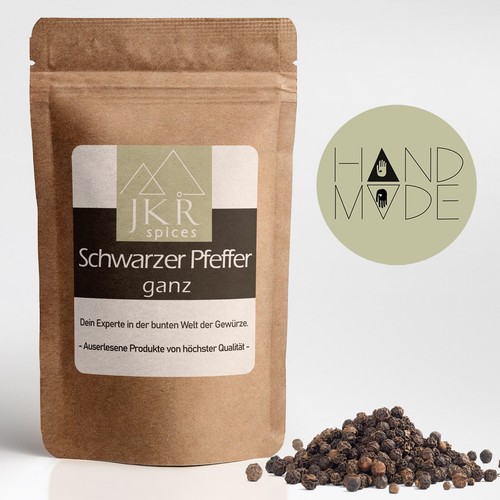 500g schwarzer pfeffer ganze - 500g,