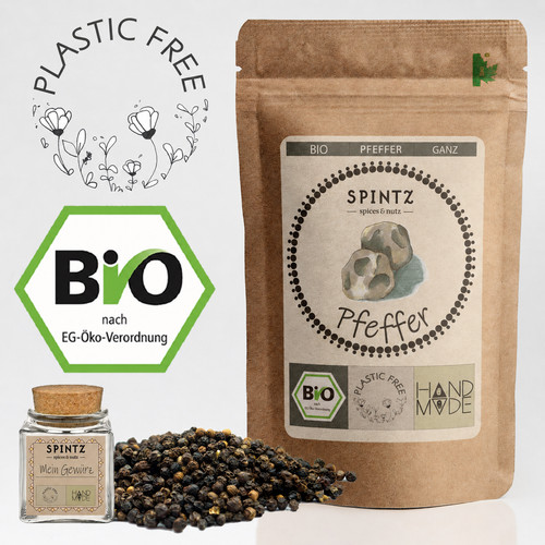 1kg bio pfeffer schwarz - bio, ganz