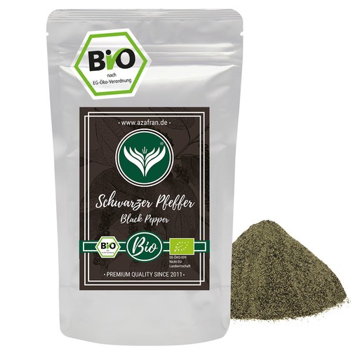 Bio pfeffer gemahlen - (schwarz),