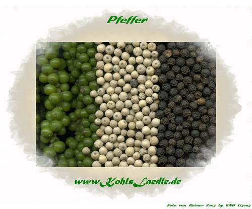 Pfeffer schwarz ganz 100g - schwarz,,