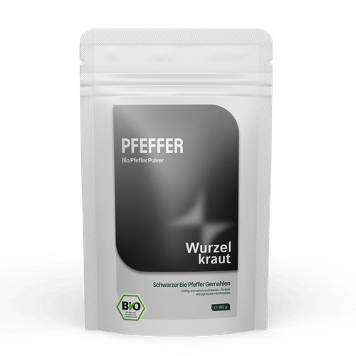 Bio pfeffer gemahlen 100g - gemahlen,