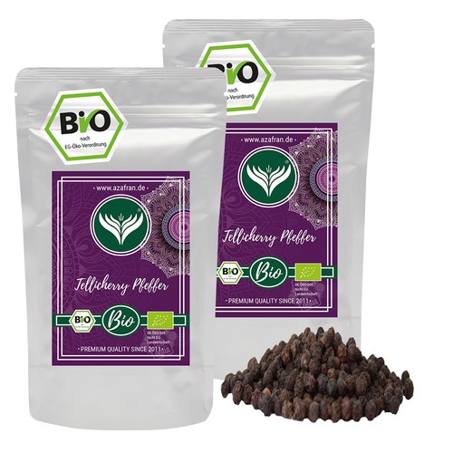 Bio tellicherry pfeffer ganz - tellicherry,